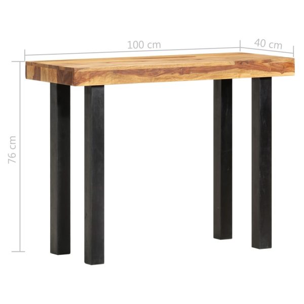 Console Table 100x40x76 cm Solid Sheesham Wood
