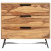 Sideboard 80x30x75 cm Solid Sheesham Wood