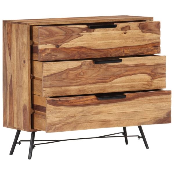 Sideboard 80x30x75 cm Solid Sheesham Wood