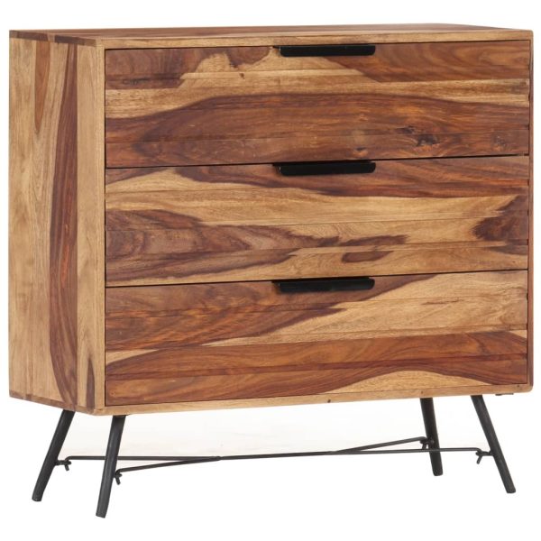 Sideboard 80x30x75 cm Solid Sheesham Wood
