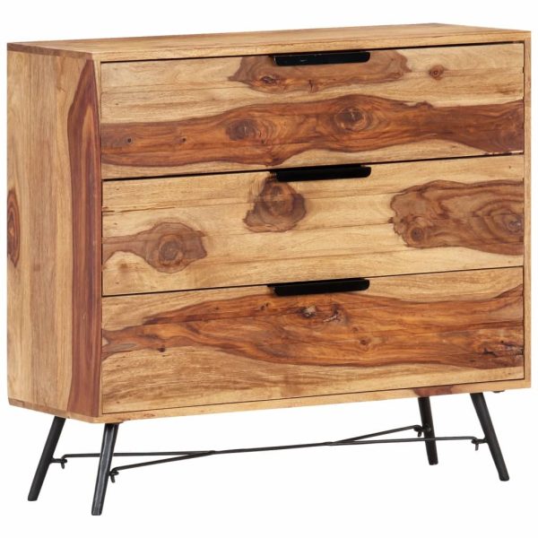 Sideboard 80x30x75 cm Solid Sheesham Wood