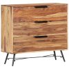 Sideboard 80x30x75 cm Solid Sheesham Wood