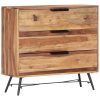 Sideboard 80x30x75 cm Solid Sheesham Wood