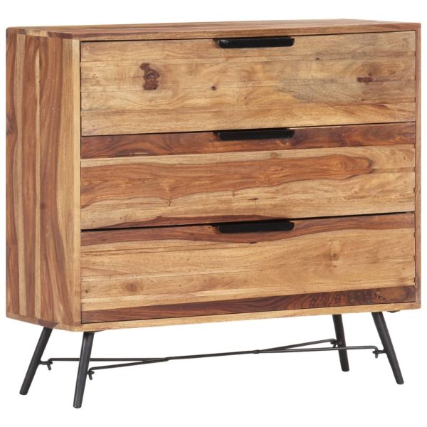 Sideboard 80x30x75 cm Solid Sheesham Wood