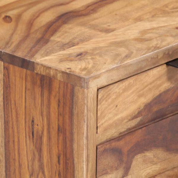 Vidalia Bedside Cabinet 40x30x50 cm Solid Sheesham Wood