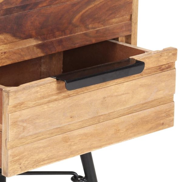 Vidalia Bedside Cabinet 40x30x50 cm Solid Sheesham Wood