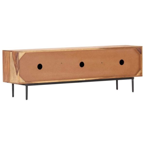 Cadillac TV Cabinet 140x30x45 cm Solid Sheesham Wood
