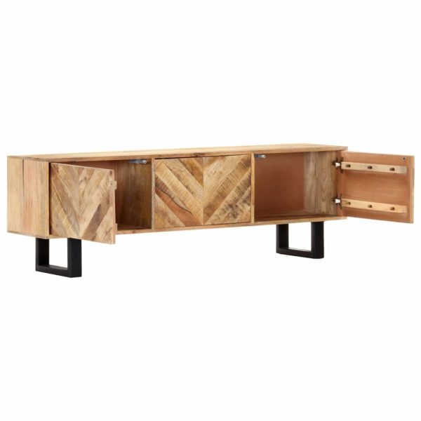 Alliance TV Cabinet 140x30x45 cm Solid Mango Wood