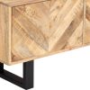 Alliance TV Cabinet 140x30x45 cm Solid Mango Wood