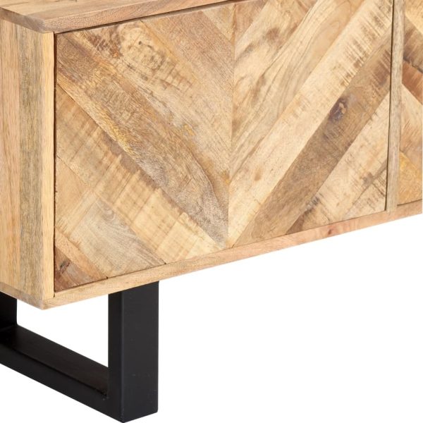 Alliance TV Cabinet 140x30x45 cm Solid Mango Wood