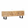 Alliance TV Cabinet 140x30x45 cm Solid Mango Wood