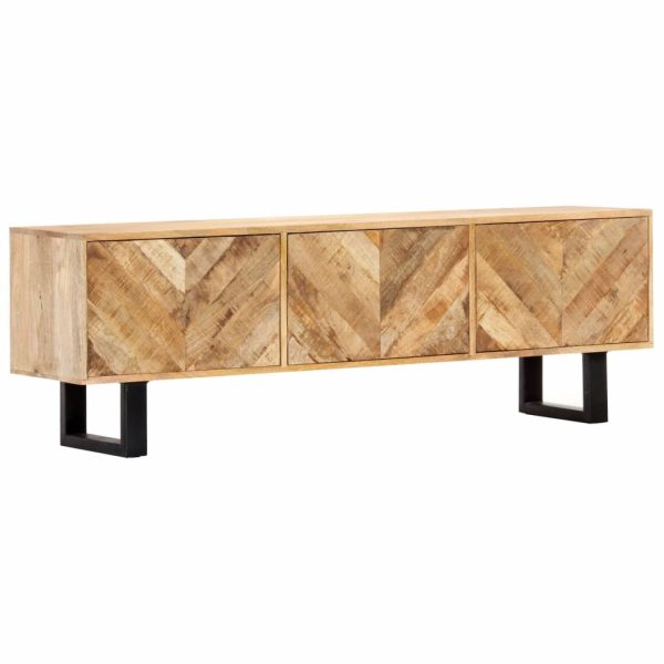 Alliance TV Cabinet 140x30x45 cm Solid Mango Wood