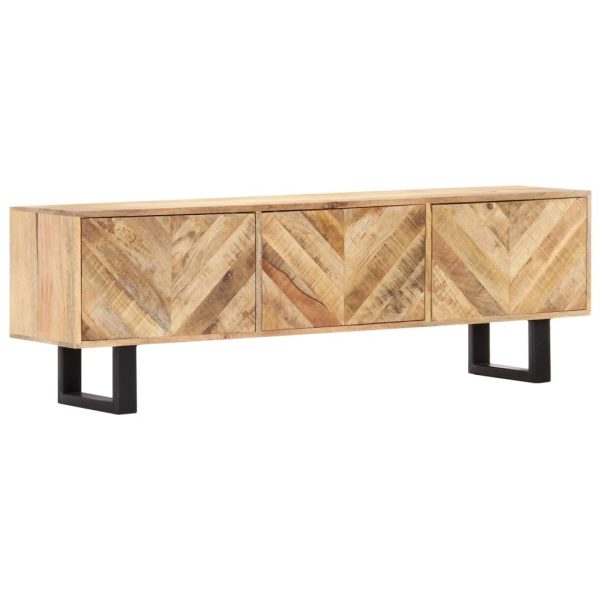 Alliance TV Cabinet 140x30x45 cm Solid Mango Wood