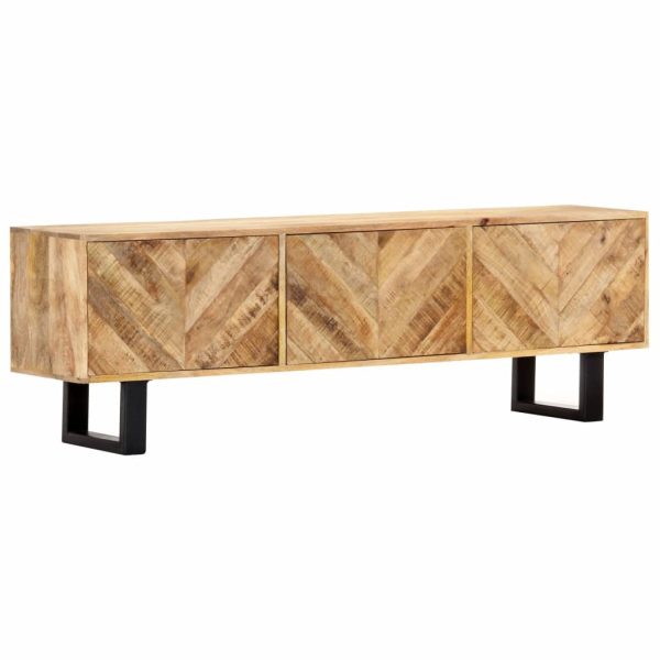 Alliance TV Cabinet 140x30x45 cm Solid Mango Wood