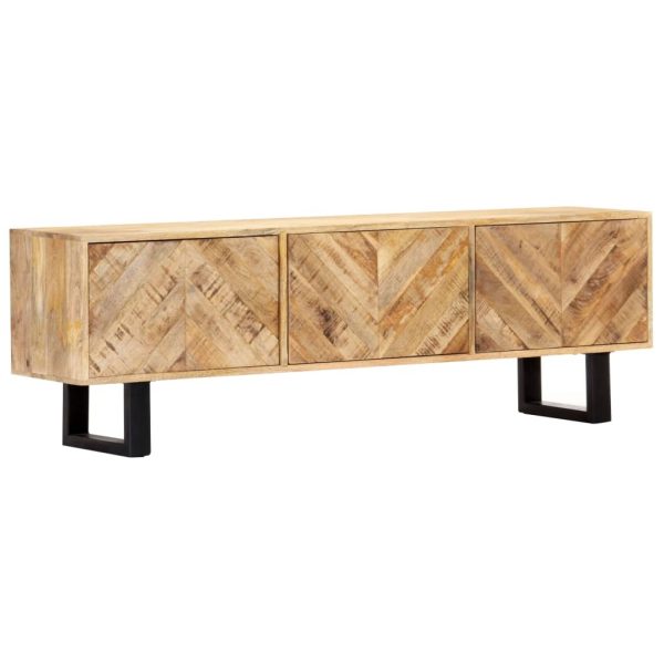 Alliance TV Cabinet 140x30x45 cm Solid Mango Wood
