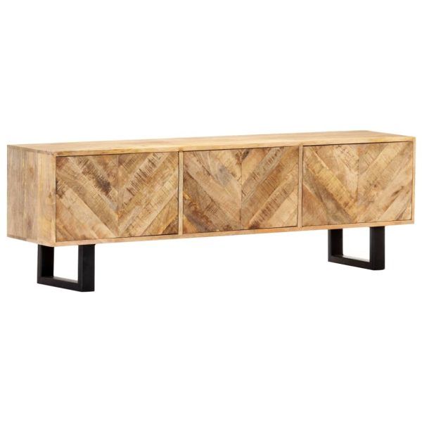 Alliance TV Cabinet 140x30x45 cm Solid Mango Wood