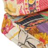 Pallet Sofa Cushion Multicolour Fabric Patchwork