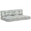 Pallet Sofa Cushion Light Grey Fabric Patchwork