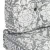 Pallet Sofa Cushion Light Grey Fabric Patchwork