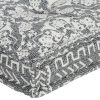 Pallet Sofa Cushion Light Grey Fabric Patchwork