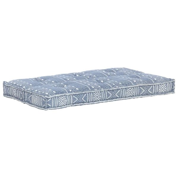 Pallet Sofa Cushion Indigo Fabric Patchwork