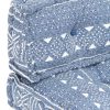 Pallet Sofa Cushion Indigo Fabric Patchwork