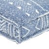 Pallet Sofa Cushion Indigo Fabric Patchwork