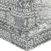 Pallet Sofa Cushion Light Grey Fabric Patchwork