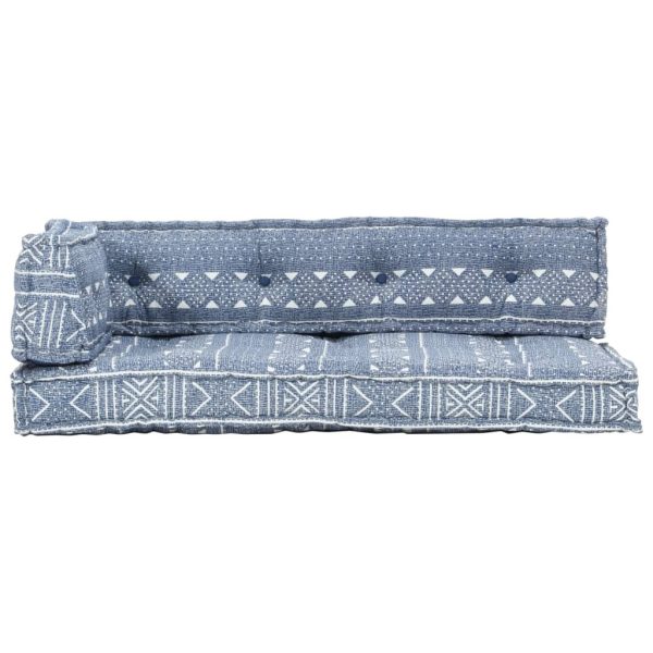 Pallet Sofa Cushion Indigo Fabric Patchwork