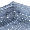 Pallet Sofa Cushion Indigo Fabric Patchwork