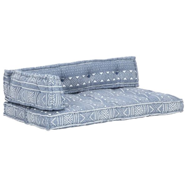Pallet Sofa Cushion Indigo Fabric Patchwork