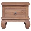 Brookline Bedside Cabinet 45x35x40 cm Solid Teak Wood