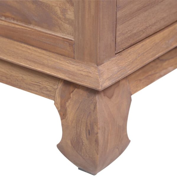 Brookline Bedside Cabinet 45x35x40 cm Solid Teak Wood