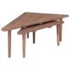 Coffee Tables 2 pcs Solid Teak Wood