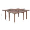 Coffee Tables 2 pcs Solid Teak Wood
