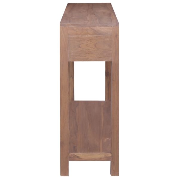 Console Table 145x30x80 cm Solid Teak Wood