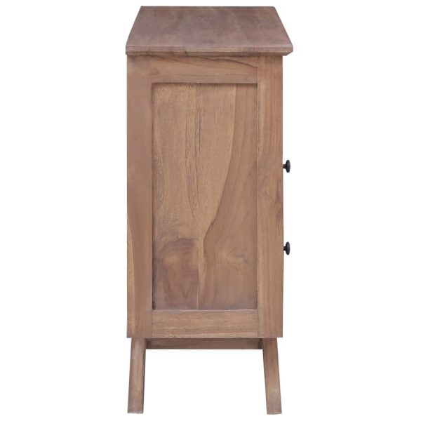 Sideboard 100x30x68 cm Solid Teak Wood