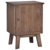 Canaveral Bedside Cabinet 40x30x53 cm Solid Teak Wood