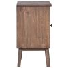 Canaveral Bedside Cabinet 40x30x53 cm Solid Teak Wood