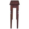 Console Table Classical Brown 120 cm Solid Mahogany Wood