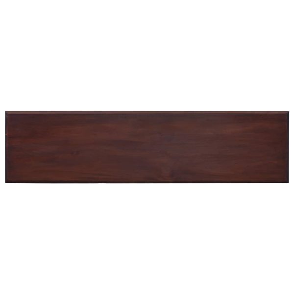 Console Table Classical Brown 120 cm Solid Mahogany Wood