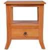 Buckland Bedside Cabinet Solid Mahogany Wood