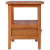 Buckland Bedside Cabinet Solid Mahogany Wood