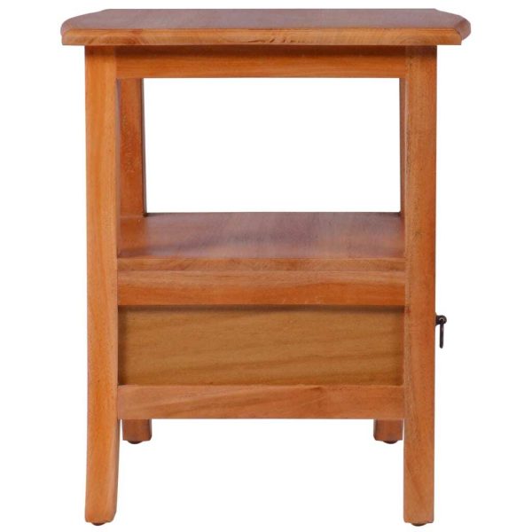 Buckland Bedside Cabinet Solid Mahogany Wood