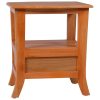 Buckland Bedside Cabinet Solid Mahogany Wood