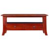 Coffee Table Classical Brown 90x50x40 cm Solid Mahogany Wood