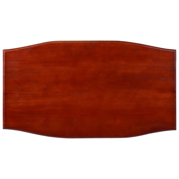 Coffee Table Classical Brown 90x50x40 cm Solid Mahogany Wood