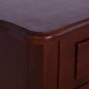 Cullercoats Bedside Cabinet Classical Brown 60x30x60 cm Solid Mahogany Wood