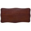 Cullercoats Bedside Cabinet Classical Brown 60x30x60 cm Solid Mahogany Wood