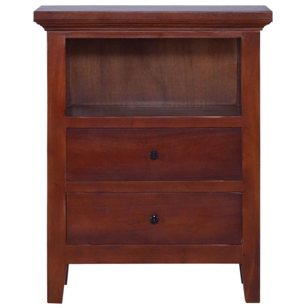 Seagoville Side Cabinet Classical Brown 60x30x75 cm Solid Mahogany Wood